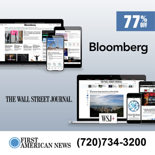 The WSJ and Bloomberg Combo Package for 5 Years