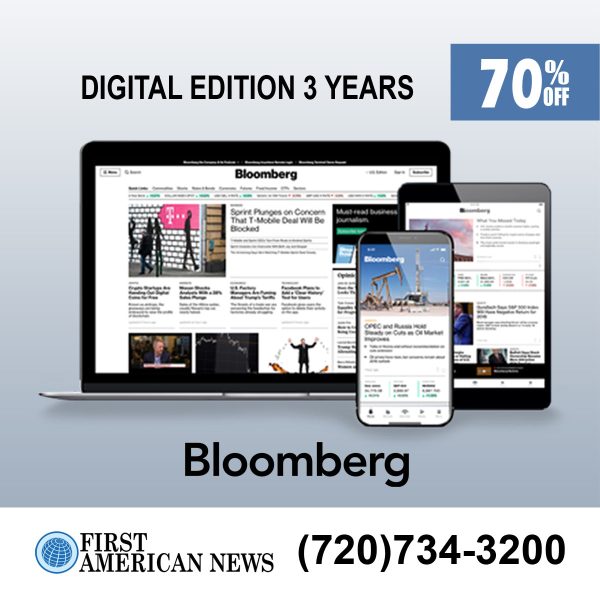 Bloomberg Subscription, Digital Access for 5 Years at 70% Discount