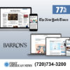 The NYT & Barron's Digital Subscription for 3 Years at 77% Off