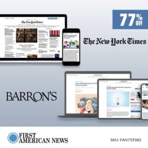 77% Off 3-Year Digital Subscriptions: NY Times & Barron's