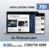 Get The Washington Post Digital Subscription for 5 Years