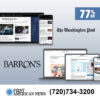 The Washington Post and Barron's Combo Package at 77% Off