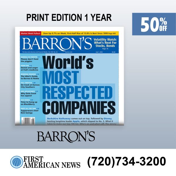 Barron’s Financial Mastery Kit Subscription at 50% Off