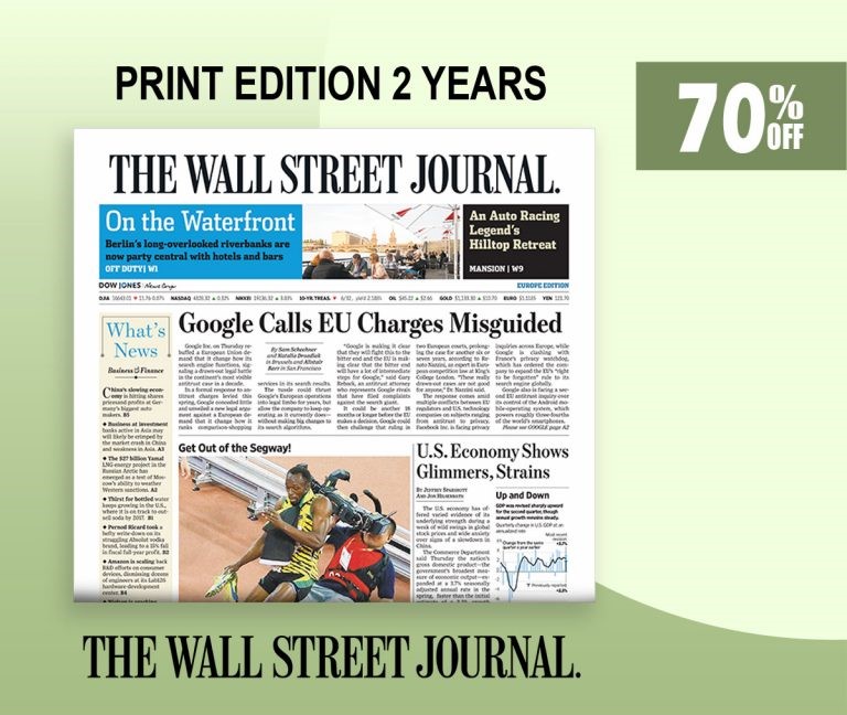 The Wall Street Journal Subscription Deals & Discounts